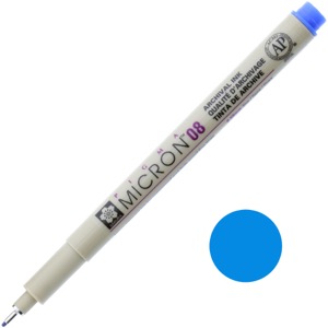 Sakura Pigma Micron 08 Pen 0.50mm Blue