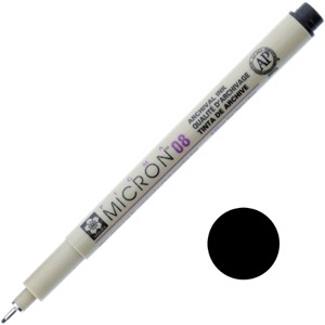Sakura Pigma Micron 08 Pen 0.50mm Black