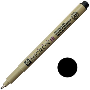 Sakura Pigma Micron 10 Pen 0.60mm Black