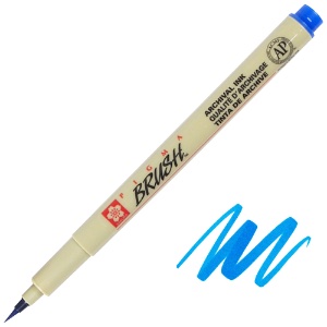 Sakura Pigma Brush Pen Blue