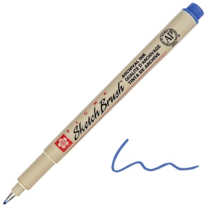Sakura Pigma Sketch Brush Pen Blue