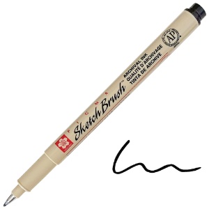 Sakura Pigma Sketch Brush Pen Black