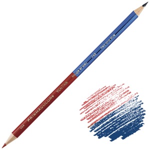 Prismacolor Verithin Double-Ended Colored Pencils Blue/Red Dozen