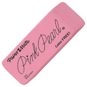 Paper Mate Pink Pearl Eraser