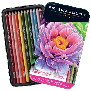 Prismacolor Premier Soft Core Colored Pencil 12 Set Botanical