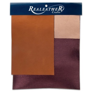 LEATHER TRIM ASSORTED 3pk