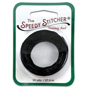 Realeather Crafts The Speedy Stitcher Coarse Thread Skein 30yd Black