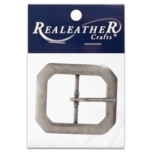 CLIP CORNR BUCKLE ANTIQUE NICKEL