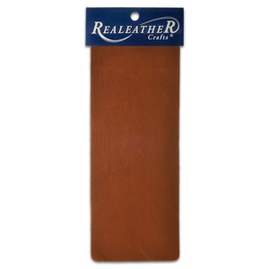 Realeather Crafts Deertan Leather Trip 9"x3" Brown