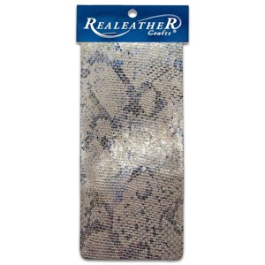 Realeather Crafts Printed Leather Trim 9"x3" Cosmic