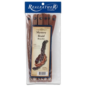 Realeather Crafts Mystery Braid Bracelet 8 Pack