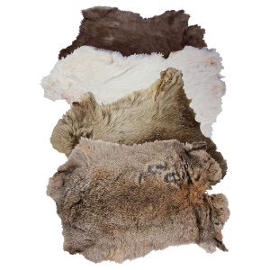 Realeather Crafts Rabbit Skins Natural
