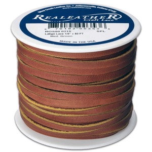 LATIGO SPOOL 1/8"x50ft MED BROWN