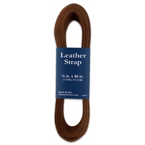 Realeather Leather Strap 3/4"x48" Dark Acorn