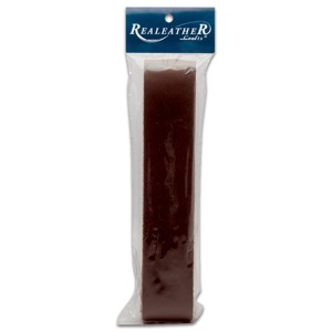 Realeather Leather Strip 1.5"x42" Brown