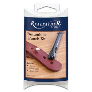 Realeather Crafts Buttonhole Punch Kit