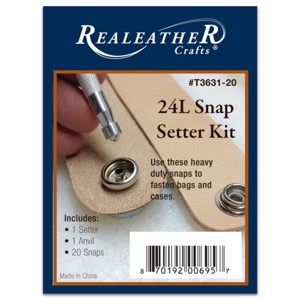Realeather Crafts 24L Snap & Setter Kit