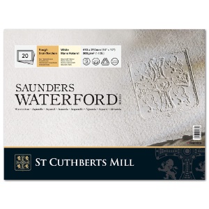 Saunders Waterford Classic Watercolour Block 140lb 12"x16" RP White