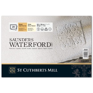 Saunders Waterford Classic Watercolor Block 140lb 20 Sheets 7"x10" RP