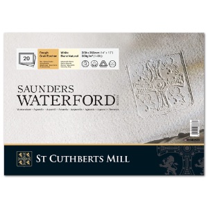 Saunders Waterford Classic Watercolor Block 140lb 20 Sheets 10"x14" RP