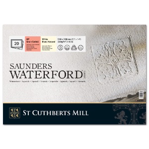 Saunders Waterford Classic Watercolor Block 140lb 20 Sheets 14"x20" HP