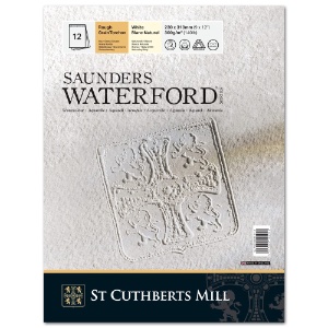Saunders Waterford Classic Watercolour Pad 140lb 9"x12" RP White