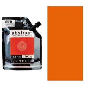 Abstract 500ml Cadmium Red Orange Hue