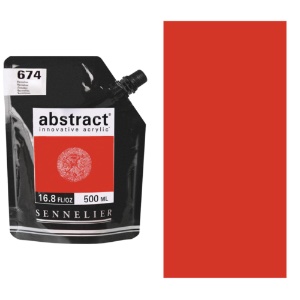 Abstract 500ml Vermilion