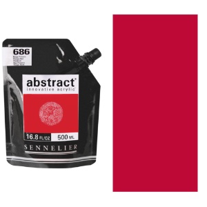 Abstract 500ml Primary Red