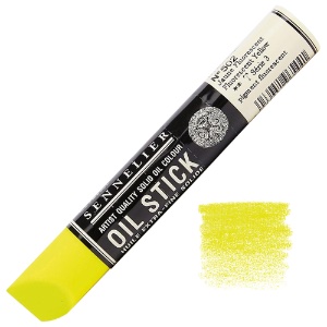 Sennelier Extra Fine Artists' Oil Stick 38ml Fluorescent Yellow 502