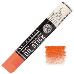 Sennelier Extra Fine Artists' Oil Stick 38ml Red Orange Light 643