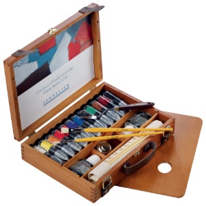 Sennelier Artist Oils Wood Box - Set of 12