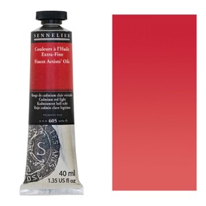 Sennelier Finest Artists' Oils 40ml Cadmium Red Light