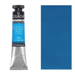 Sennelier Extra Fine La Gouache 21ml Phthalocyanine Blue
