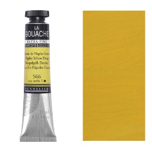 Sennelier Extra Fine La Gouache 21ml Naples Yellow Deep