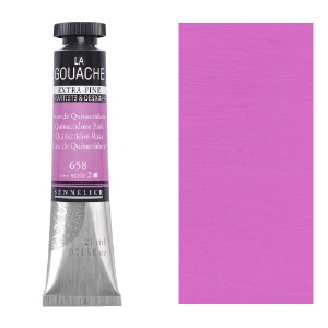 Sennelier Extra Fine La Gouache 21ml Quinacridone Pink