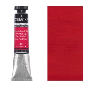 Sennelier Extra Fine La Gouache 21ml Pyrrol Red Light