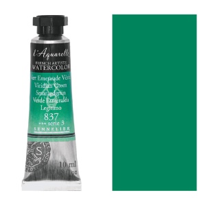 Sennelier L'Aquarelle Watercolor 10ml Viridian Green 837