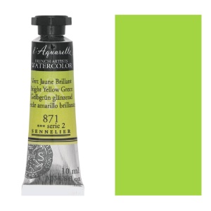Sennelier L'Aquarelle Watercolor 10ml Bright Yellow Green 871