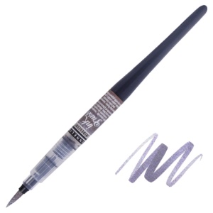 Sennelier Ink Brush Pen 6.5ml Iridescent Silver