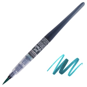 Sennelier Ink Brush Pen 6.5ml Iridescent Deep Green