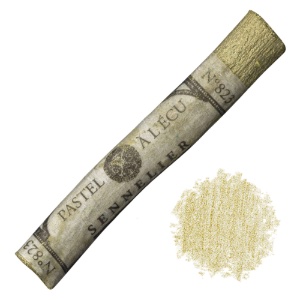 Sennelier Extra Soft Pastel Iridescent Green Gold 823