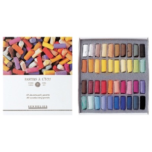 Sennelier Extra Soft Pastel Value Set of 80 - Assorted Colors, Half-Sticks