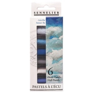 Sennelier Extra Soft Half Pastel Stick 6 Set Summer Sky