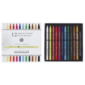 Sennelier Woodless Pastel Pencil 12 Set Introductory