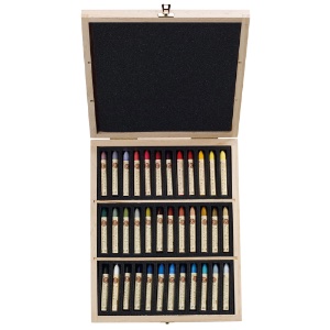 Sennelier Artist Oil Pastel Wood Box 36 Set Plein Air