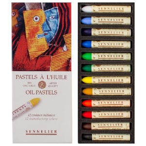 Sennelier Artist Oil Pastel 24 Set Assorted Colors