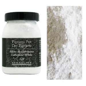 Sennelier Dry Pigment 140g Lithopone White 128