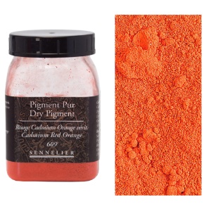 Sennelier Dry Pigment 110g Cadmium Red Orange 609
