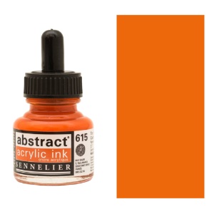 Sennelier Abstract Acrylic Ink 30ml Cadmium Red Orange